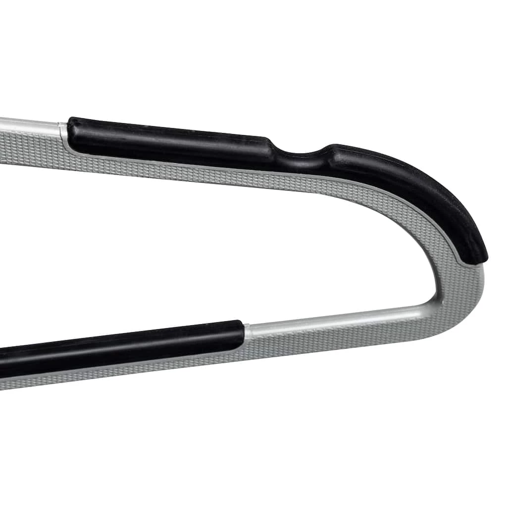 Deals π 6 Packs: 50 ct. (300 total) Honey Can Do Gray & Black Rubber Grip No-Slip Plastic Hangers β¨ 7 Deals π 6 Packs: 50 ct. (300 total) Honey Can Do Gray & Black Rubber Grip No-Slip Plastic Hangers β¨ - Image 5