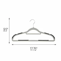Deals π 6 Packs: 50 ct. (300 total) Honey Can Do Gray & Black Rubber Grip No-Slip Plastic Hangers β¨ 14 Deals π 6 Packs: 50 ct. (300 total) Honey Can Do Gray & Black Rubber Grip No-Slip Plastic Hangers β¨ -Honey Can Do Sales Store D587164S 9 1