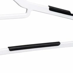 Cheap 😉 Honey Can Do White & Black Rubber Grip No-Slip Plastic Hangers, 50ct. 💯 -Honey Can Do Sales Store D587165S 6 1