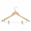 Best Pirce 👍 6 Packs: 12 ct. (72 total) Honey Can Do Maple Wood Clip Hangers for Suits ✔️ -Honey Can Do Sales Store D587169S 1 1