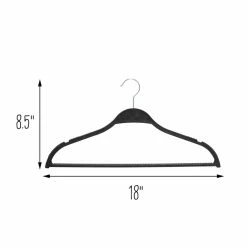 Best Pirce 🔥 Honey Can Do Black Natural Wheat Husk Slim Hangers, 25ct. ⭐ -Honey Can Do Sales Store D587171S 5