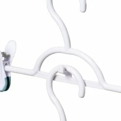 Deals 🎉 Honey Can Do White Soft Touch Pant Hangers, 12ct. 🥰 -Honey Can Do Sales Store D587175S 3 1