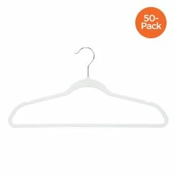 Buy 🤩 6 Packs: 50 ct. (300 total) Honey Can Do White Rubberized Suit Hangers 👍