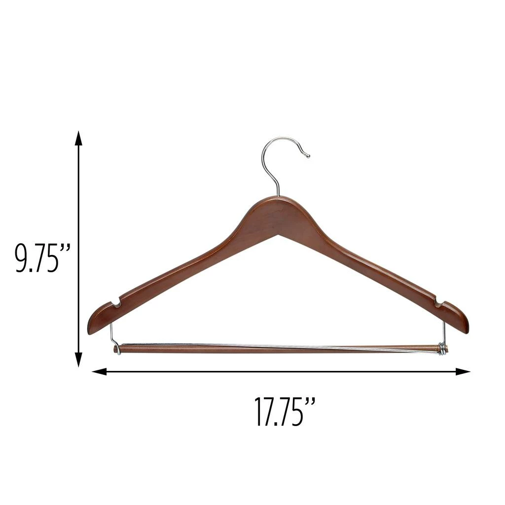 Buy π― Honey Can Do Cherry Contoured Suit Hangers, 6ct. π 4 Buy π― Honey Can Do Cherry Contoured Suit Hangers, 6ct. π - Image 2