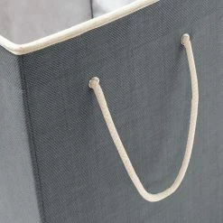 Buy 👍 Honey Can Do Gray Double Resin Hamper 🌟 -Honey Can Do Sales Store D587215S 5 1