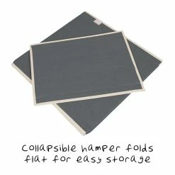 Buy 👍 Honey Can Do Gray Double Resin Hamper 🌟 -Honey Can Do Sales Store D587215S 8 1