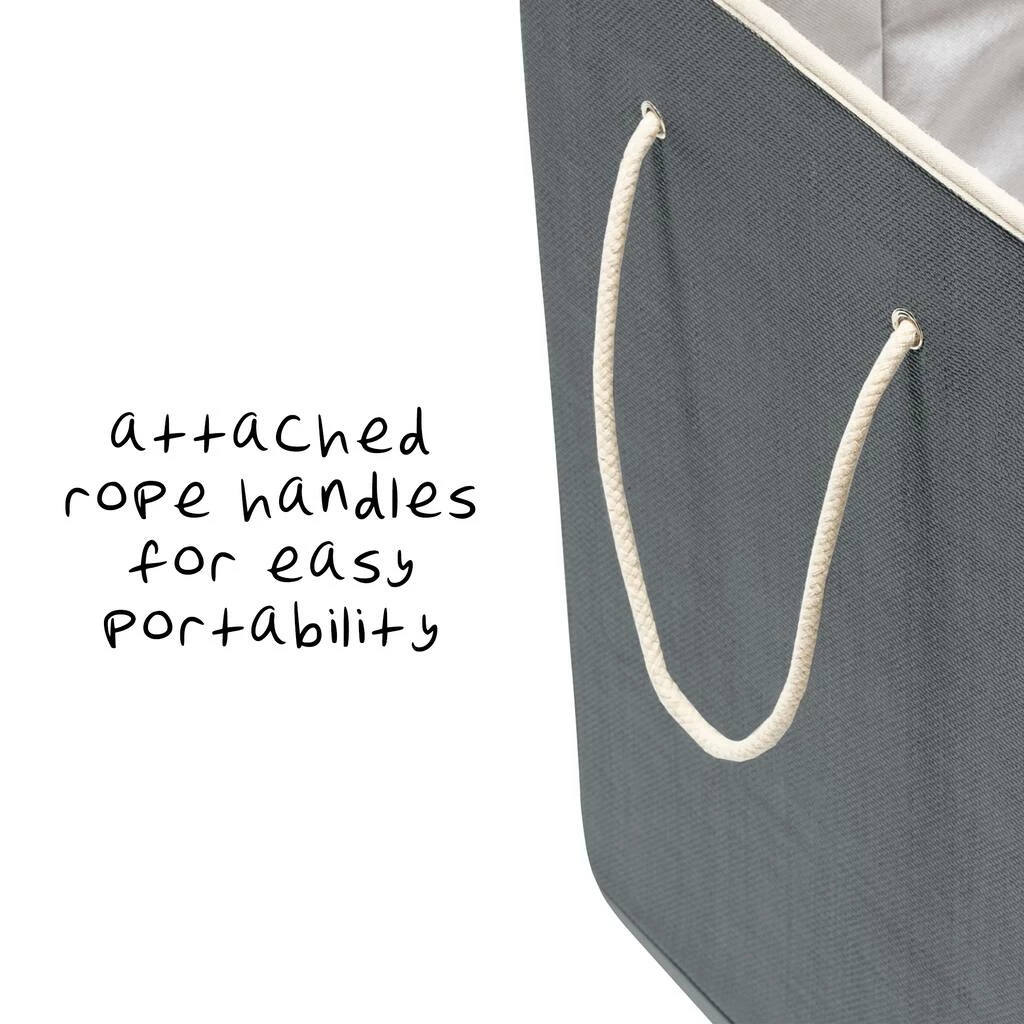 Cheap β 5 Pack: Honey Can Do Gray Double Resin Hamper π€© 11 Cheap β 5 Pack: Honey Can Do Gray Double Resin Hamper π€© - Image 9