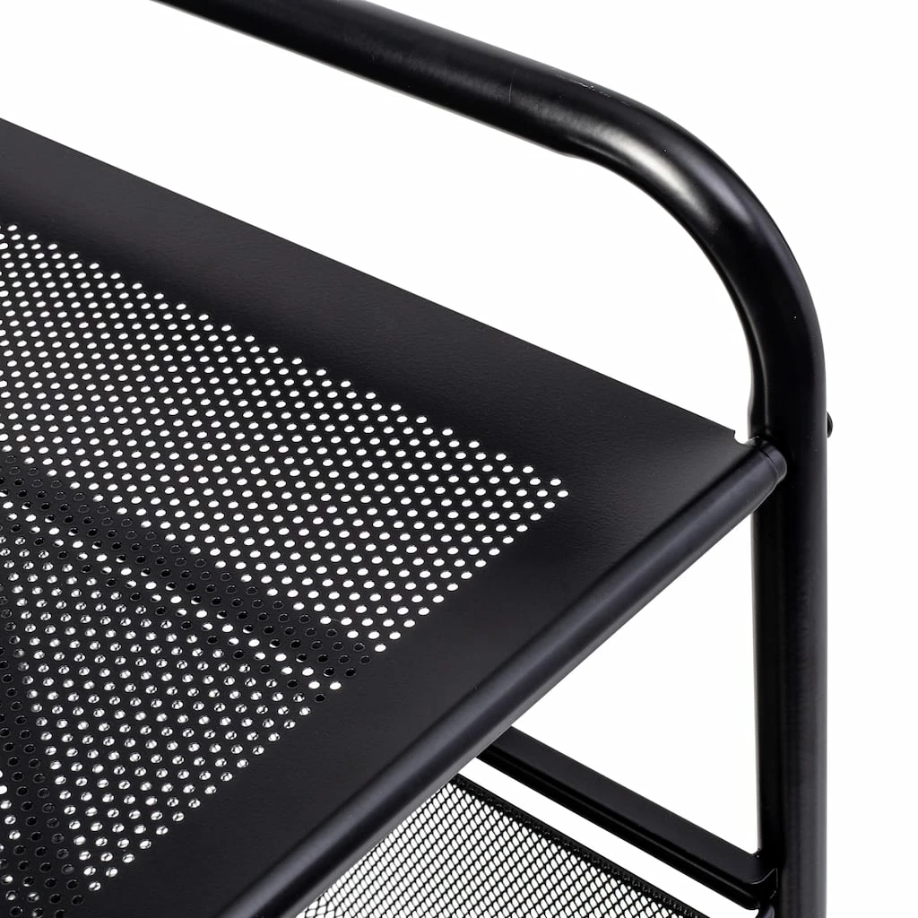 New π― Honey Can Do Black Metal 3-Drawer Rolling Storage Cart 𧨠5 New π― Honey Can Do Black Metal 3-Drawer Rolling Storage Cart 𧨠- Image 3