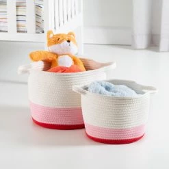 Outlet βοΈ Honey Can Do Red & White Ombré Nesting Cotton Rope Storage Basket Set π 15 Outlet βοΈ Honey Can Do Red & White Ombré Nesting Cotton Rope Storage Basket Set π -Honey Can Do Sales Store D598020S 2