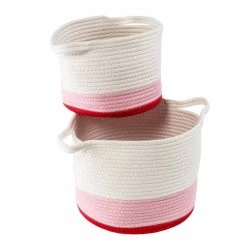 Outlet βοΈ Honey Can Do Red & White Ombré Nesting Cotton Rope Storage Basket Set π 17 Outlet βοΈ Honey Can Do Red & White Ombré Nesting Cotton Rope Storage Basket Set π -Honey Can Do Sales Store D598020S 6