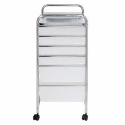 Wholesale 👍 Honey Can Do Chrome 12-Drawer Rolling Craft Storage Cart ❤️ -Honey Can Do Sales Store D598023S 9