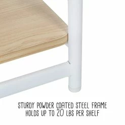 New 💯 6 Pack: Honey Can Do 33" Small 3-Tier Wood & Metal Shelf 👏 -Honey Can Do Sales Store D598025S 8 1