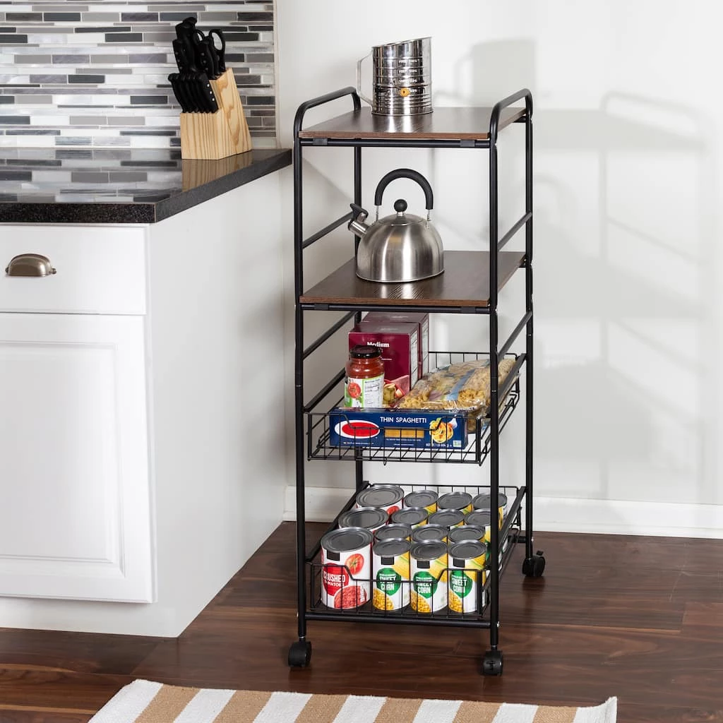 Coupon π Honey Can Do Black 4-Tier Rolling Cart 𧨠3 Coupon π Honey Can Do Black 4-Tier Rolling Cart π§¨