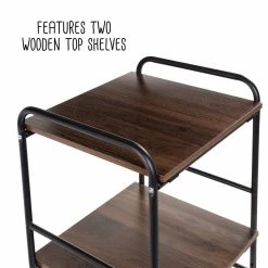 Coupon 👏 Honey Can Do Black 4-Tier Rolling Cart 🧨 -Honey Can Do Sales Store D598030S 13