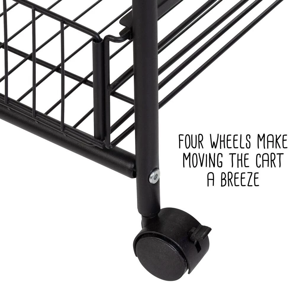 Coupon π Honey Can Do Black 4-Tier Rolling Cart 𧨠15 Coupon π Honey Can Do Black 4-Tier Rolling Cart 𧨠- Image 13
