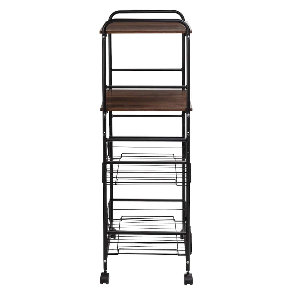 Coupon π Honey Can Do Black 4-Tier Rolling Cart 𧨠11 Coupon π Honey Can Do Black 4-Tier Rolling Cart 𧨠- Image 9