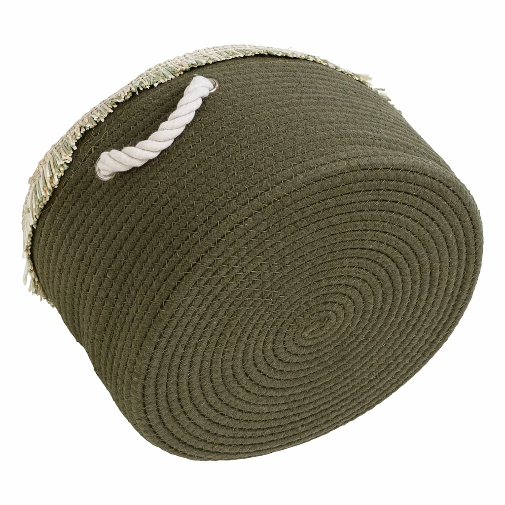 Wholesale ⌛ 6 Pack: Honey Can Do Olive Nesting Cotton Rope Baskets with Fringe Set ✔️ 7 Wholesale ⌛ 6 Pack: Honey Can Do Olive Nesting Cotton Rope Baskets with Fringe Set ✔️ - Image 5