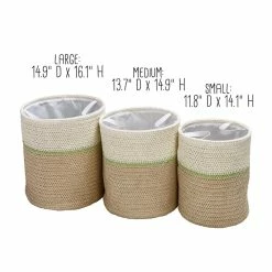 Budget π 6 Pack: Honey Can Do Green & Beige Small Nesting Paper Straw Baskets with Handles Set π 23 Budget π 6 Pack: Honey Can Do Green & Beige Small Nesting Paper Straw Baskets with Handles Set π -Honey Can Do Sales Store D598035S 10 1