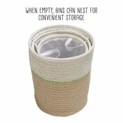 Budget π 6 Pack: Honey Can Do Green & Beige Small Nesting Paper Straw Baskets with Handles Set π 24 Budget π 6 Pack: Honey Can Do Green & Beige Small Nesting Paper Straw Baskets with Handles Set π -Honey Can Do Sales Store D598035S 11 1