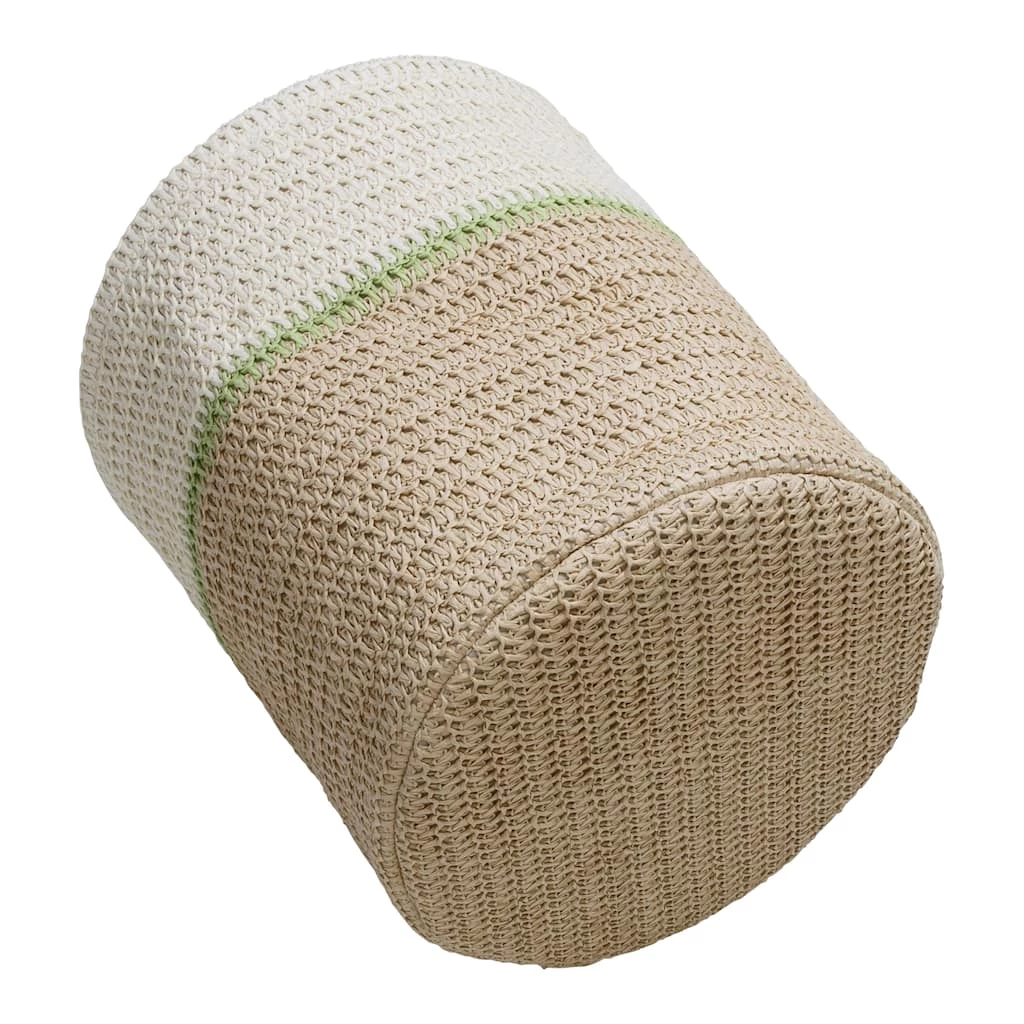 Budget π 6 Pack: Honey Can Do Green & Beige Small Nesting Paper Straw Baskets with Handles Set π 6 Budget π 6 Pack: Honey Can Do Green & Beige Small Nesting Paper Straw Baskets with Handles Set π - Image 4