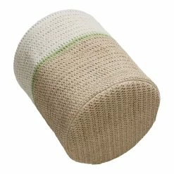 Cheapest 🔥 Honey Can Do Green & Beige Small Nesting Paper Straw Baskets with Handles Set 🔔 -Honey Can Do Sales Store D598035S 4