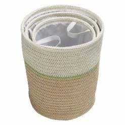 Budget π 6 Pack: Honey Can Do Green & Beige Small Nesting Paper Straw Baskets with Handles Set π 18 Budget π 6 Pack: Honey Can Do Green & Beige Small Nesting Paper Straw Baskets with Handles Set π -Honey Can Do Sales Store D598035S 5 1