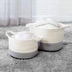 Best deal β Honey Can Do Black & White Ombré Nesting Cotton Rope Storage Basket Set π 16 Best deal β Honey Can Do Black & White Ombré Nesting Cotton Rope Storage Basket Set π -Honey Can Do Sales Store D598036S 1