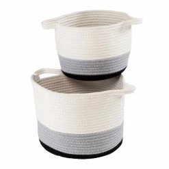 Best deal β Honey Can Do Black & White Ombré Nesting Cotton Rope Storage Basket Set π 18 Best deal β Honey Can Do Black & White Ombré Nesting Cotton Rope Storage Basket Set π -Honey Can Do Sales Store D598036S 6