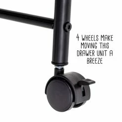 Brand new ❤️ Honey Can Do Black 4-Drawer Rolling Cart ⭐ 25 Brand new ❤️ Honey Can Do Black 4-Drawer Rolling Cart ⭐ -Honey Can Do Sales Store D598039S 13