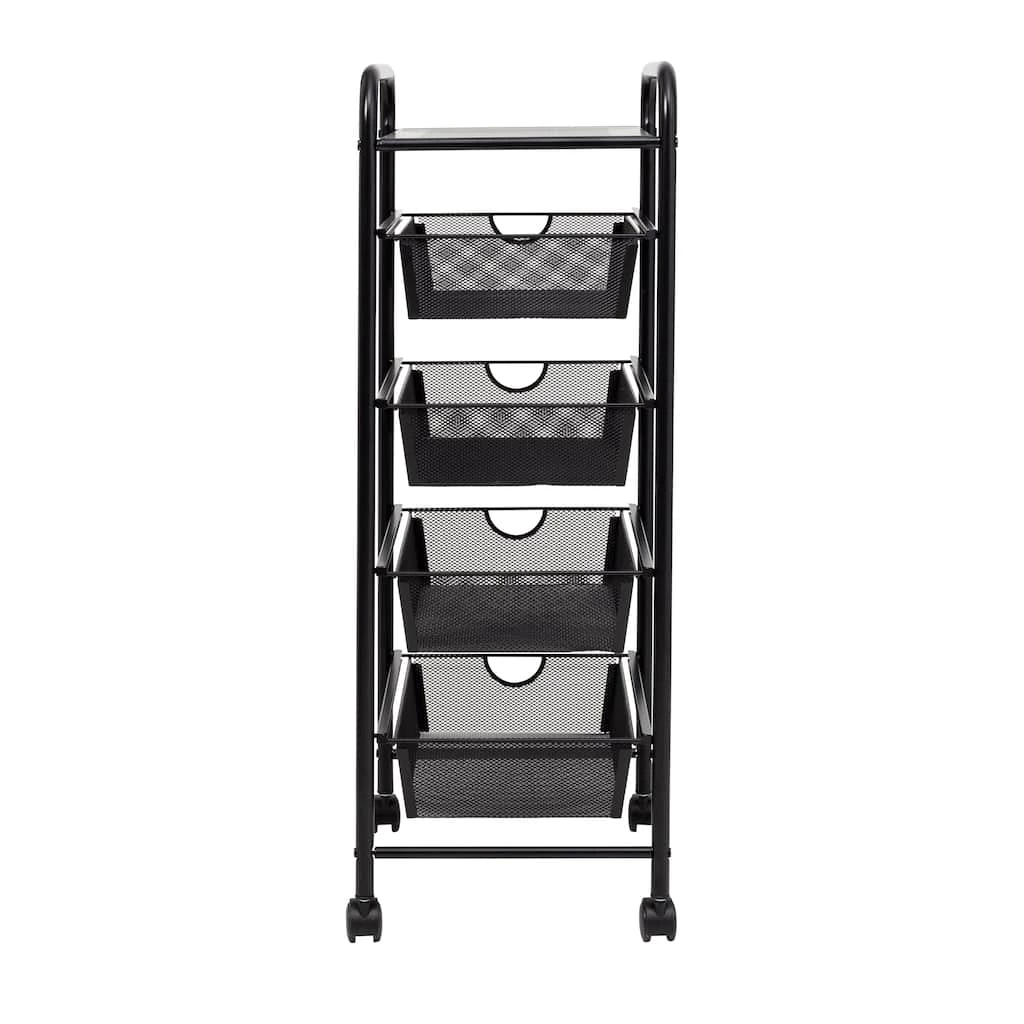 Brand new ❤️ Honey Can Do Black 4-Drawer Rolling Cart ⭐ 10 Brand new ❤️ Honey Can Do Black 4-Drawer Rolling Cart ⭐ - Image 8
