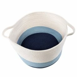 Discount 🧨 6 Packs: 2 ct. (12 total) Honey Can Do Blue Ombré Nesting Cotton Rope Storage Baskets 😉 -Honey Can Do Sales Store D598040S 5 1