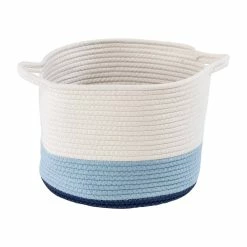 Best Sale 🔔 Honey Can Do Blue Ombré Nesting Cotton Rope Storage Basket Set 👍 -Honey Can Do Sales Store D598040S 9