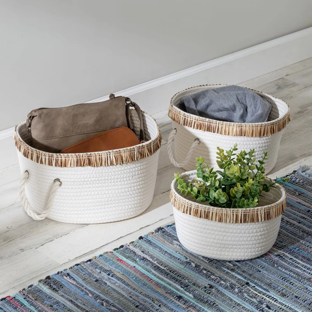 Cheap π― Honey Can Do Nesting Cotton Rope Basket Set π 4 Cheap π― Honey Can Do Nesting Cotton Rope Basket Set π - Image 2