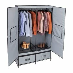 Cheap ✔️ Honey Can Do 43" Clothes Storage Wardrobe With Drawers 👏 -Honey Can Do Sales Store D598051S 2