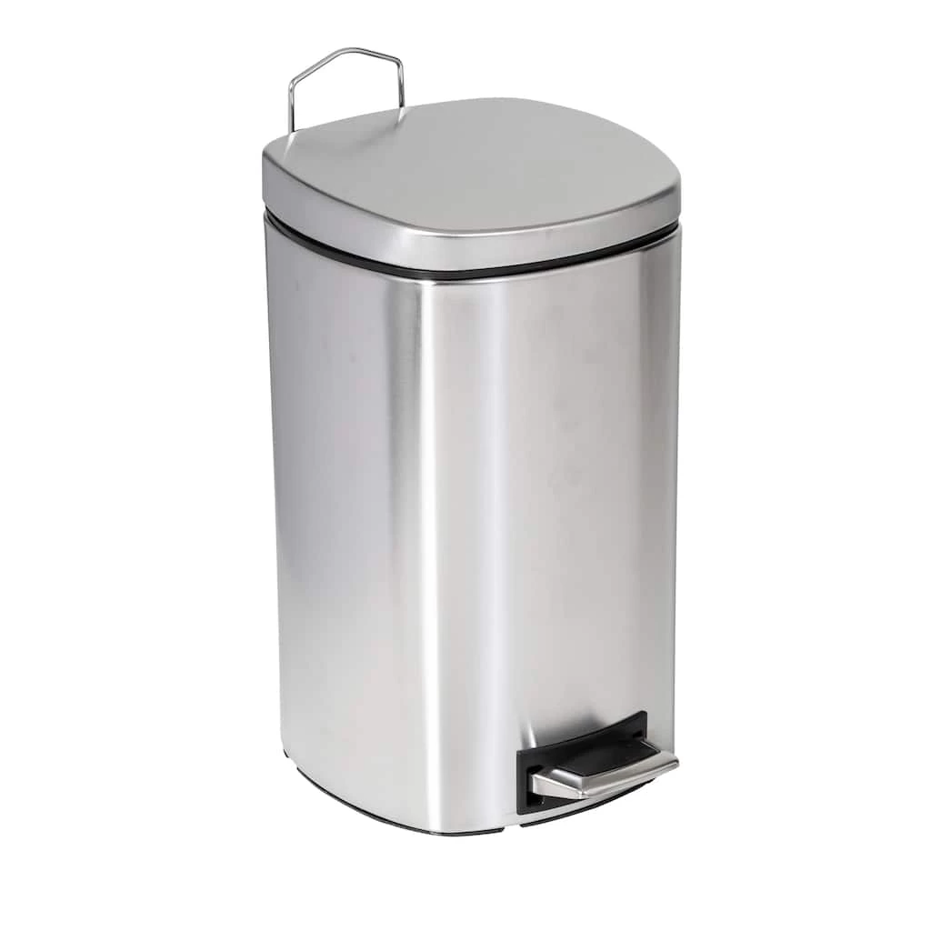 Best reviews of π 6 Pack: Honey Can Do 12L Stainless Steel Step Trash Can π 3 Best reviews of π 6 Pack: Honey Can Do 12L Stainless Steel Step Trash Can π