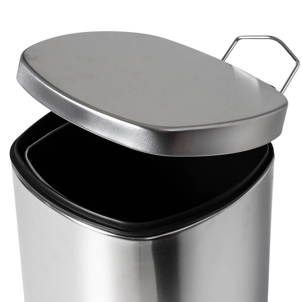 Best reviews of π 6 Pack: Honey Can Do 12L Stainless Steel Step Trash Can π 5 Best reviews of π 6 Pack: Honey Can Do 12L Stainless Steel Step Trash Can π - Image 3