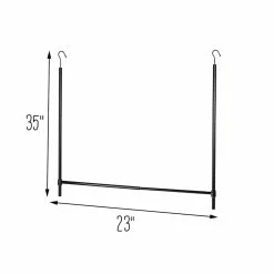 Cheapest π 10 Pack: Honey Can Do Black Clothes Hanging Closet Rod π 13 Cheapest π 10 Pack: Honey Can Do Black Clothes Hanging Closet Rod π -Honey Can Do Sales Store D598058S 10 1