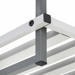 Promo 💯 Honey Can Do Gray 2-Tier Tubular 👟 Shoe Rack 💯 -Honey Can Do Sales Store D598059S 7