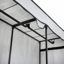 Deals ⭐ Honey Can Do 60" Gray Wide Double Door Portable Wardrobe Closet ⭐ -Honey Can Do Sales Store D598062S 5