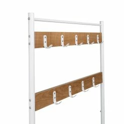 Wholesale π Honey Can Do White & Walnut Entryway Hall Tree with Bench & π Shoe Storage π 18 Wholesale π Honey Can Do White & Walnut Entryway Hall Tree with Bench & π Shoe Storage π -Honey Can Do Sales Store D598068S 5