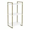 Coupon ✔️ 6 Pack: Honey Can Do Olive & White 3-Tier Tubular Metal Shelf ✔️ -Honey Can Do Sales Store D598071S 1 1