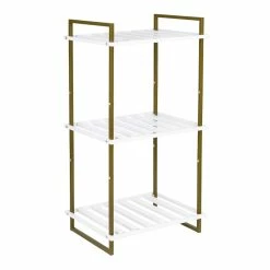 Top 10 😍 Honey Can Do Olive & White 3-Tier Tubular Metal Shelf 🥰
