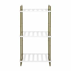Coupon ✔️ 6 Pack: Honey Can Do Olive & White 3-Tier Tubular Metal Shelf ✔️ -Honey Can Do Sales Store D598071S 5 1