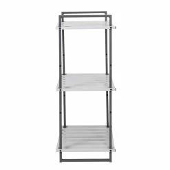 Best reviews of 🛒 6 Pack: Honey Can Do Gray Tones 3-Tier Tubular Metal Shelf 🔔 -Honey Can Do Sales Store D598072S 4