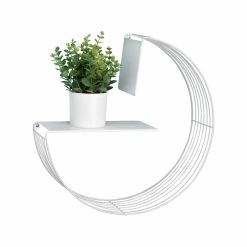 Outlet π 6 Pack: Honey Can Do 18" White Floating Circular Decorative Metal Wall Shelf π 15 Outlet π 6 Pack: Honey Can Do 18" White Floating Circular Decorative Metal Wall Shelf π -Honey Can Do Sales Store D598075S 2