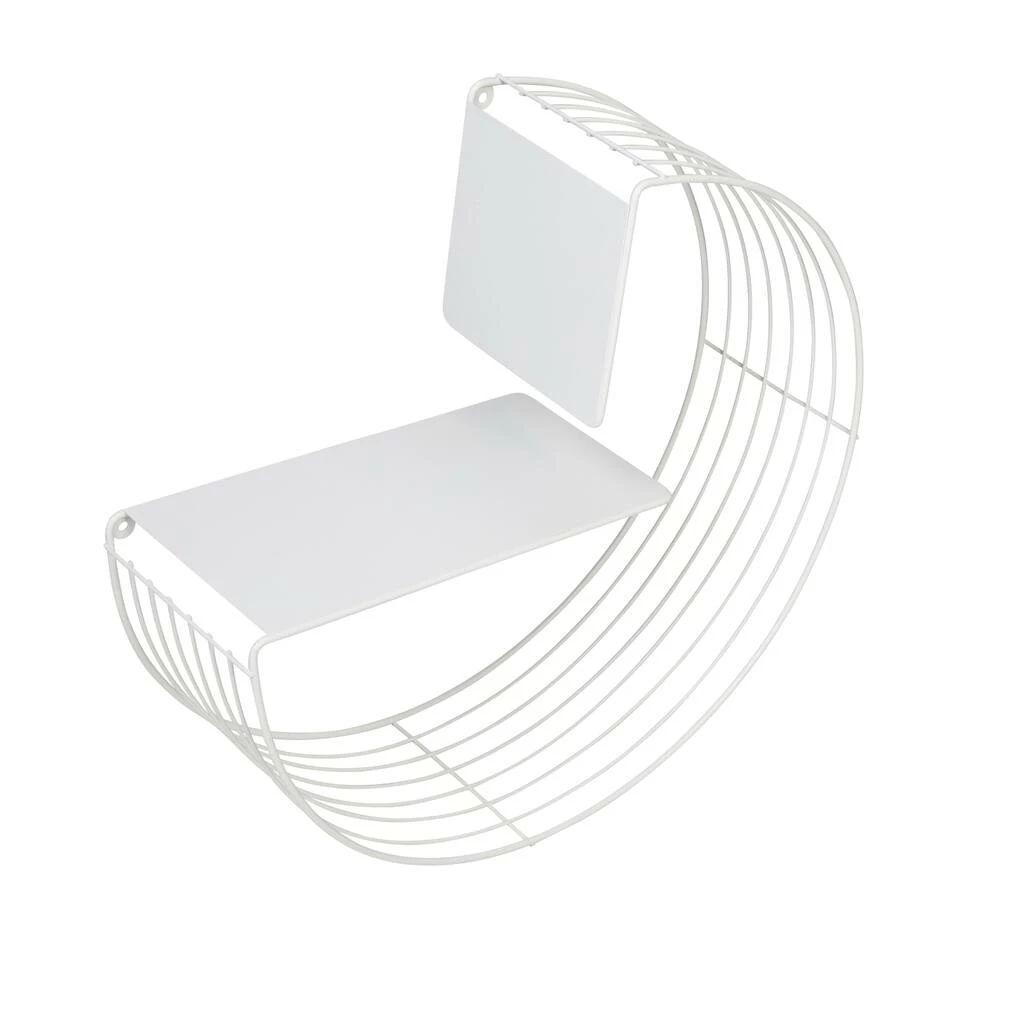 Outlet π 6 Pack: Honey Can Do 18" White Floating Circular Decorative Metal Wall Shelf π 12 Outlet π 6 Pack: Honey Can Do 18" White Floating Circular Decorative Metal Wall Shelf π - Image 10