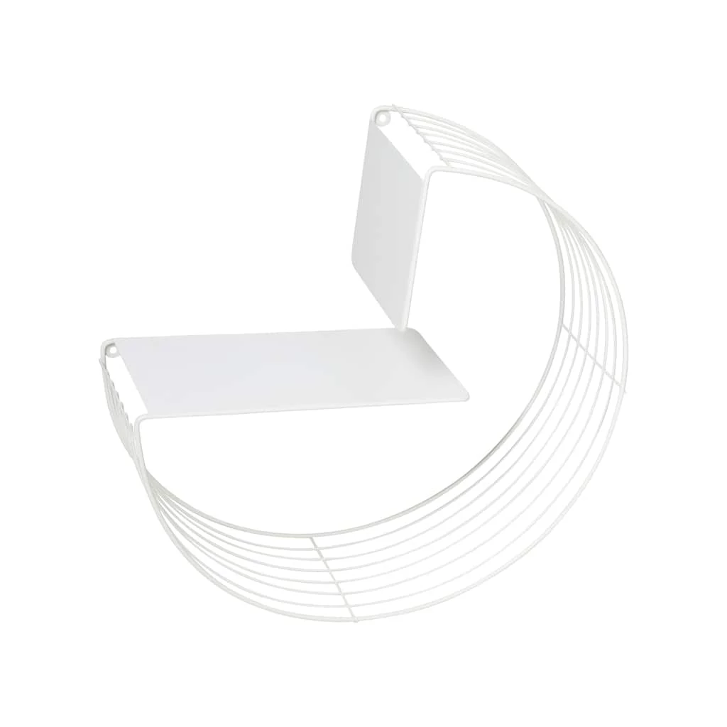 Outlet π 6 Pack: Honey Can Do 18" White Floating Circular Decorative Metal Wall Shelf π 3 Outlet π 6 Pack: Honey Can Do 18" White Floating Circular Decorative Metal Wall Shelf π