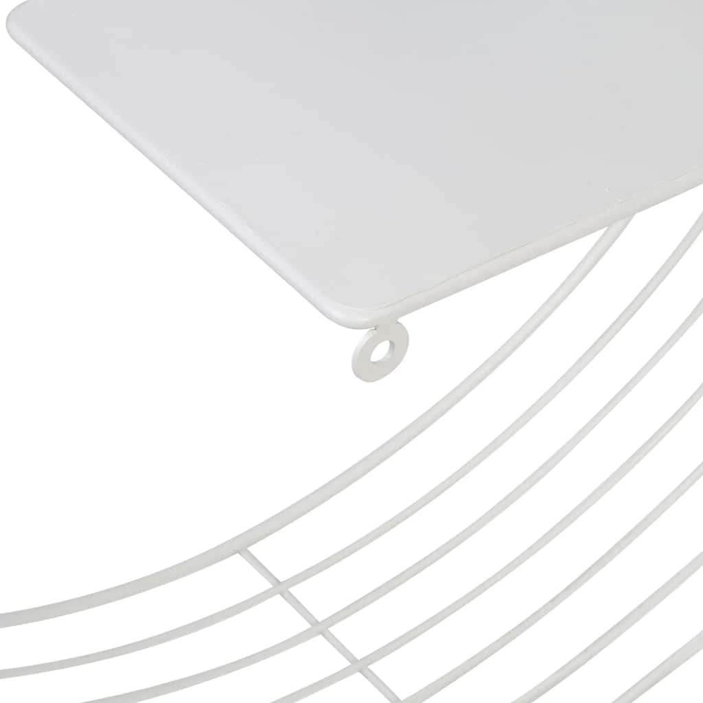 Flash Sale π Honey Can Do 18" White Floating Circular Decorative Metal Wall Shelf π 7 Flash Sale π Honey Can Do 18" White Floating Circular Decorative Metal Wall Shelf π - Image 5