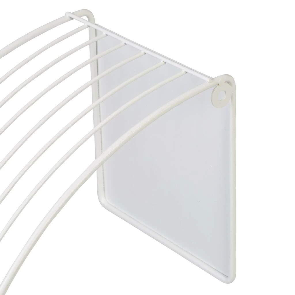 Outlet π 6 Pack: Honey Can Do 18" White Floating Circular Decorative Metal Wall Shelf π 8 Outlet π 6 Pack: Honey Can Do 18" White Floating Circular Decorative Metal Wall Shelf π - Image 6