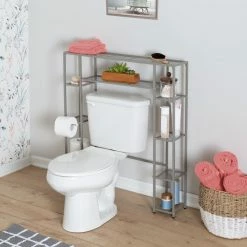 Best Sale ⭐ Honey Can Do 5-tier Over-the-Toilet Steel Storage Shelf 👍 -Honey Can Do Sales Store D598078S 1